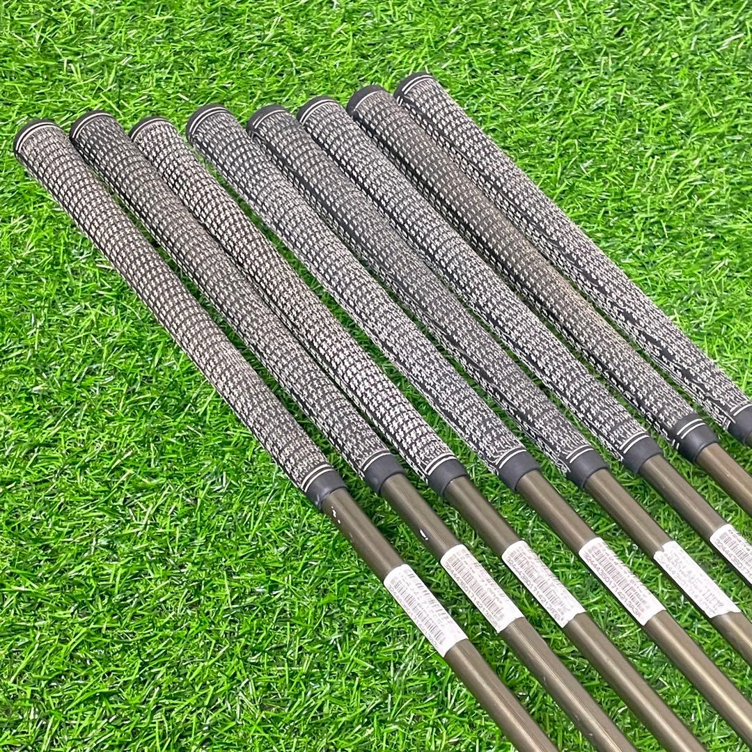 最高級 名器 ホンマ 金モグラ 4星 4S GP LB-708 アイアン 8本