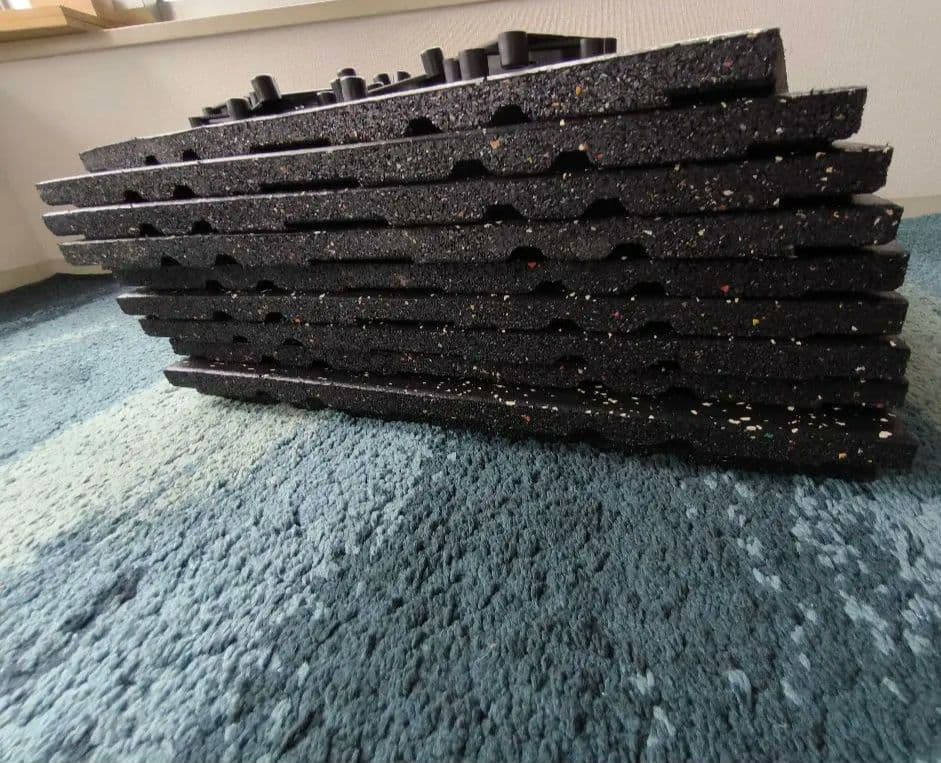 【引き取り限定】 ゴムマット ジム　マット　10枚セット as known