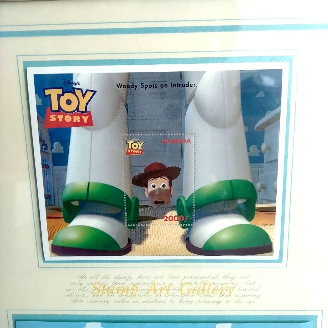 ◼️トイストーリー◼️スタンプアートギャラリー コレクション説明書木製額　美術品