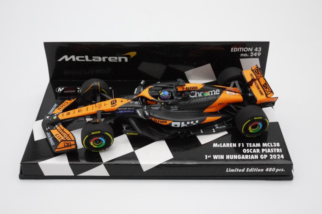 aruimakat1/43 マクラーレン MCL38 初優勝ピアストリ
