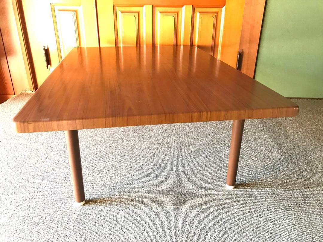 昭和レトロ 70'モルパ家具 座卓 ローテーブル アンティーク ちゃぶ台 木製