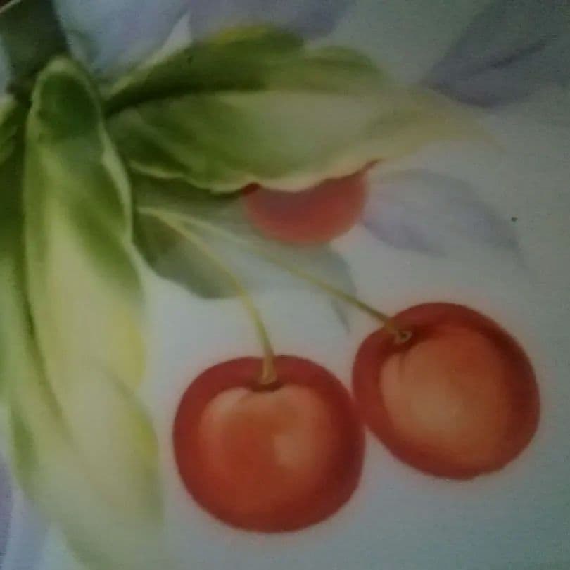 貴重なさくらんぼ絵柄鉢　オールド東洋陶器　東洋陶器　TOYOTOKI