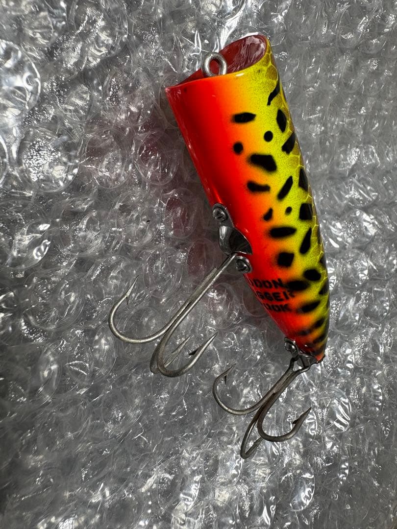 オールドヘドン　チャガースプーク　BRS 濃色　茶スイカ　heddon ルアー