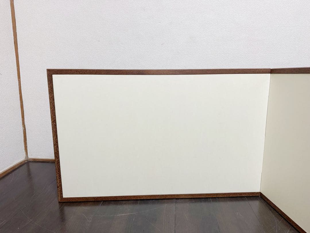 未使用 茶道具 女桑 無地 風炉先屏風 茶室 元箱