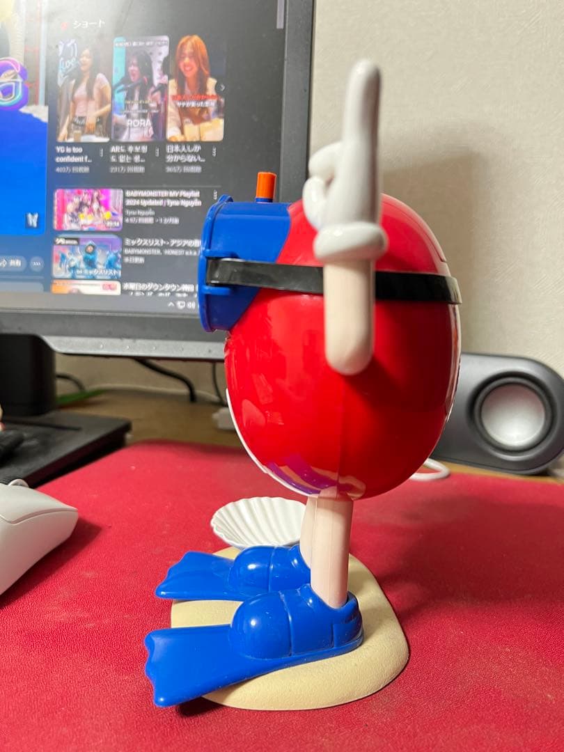 m&m's チョコレートディスペンサー インテリア