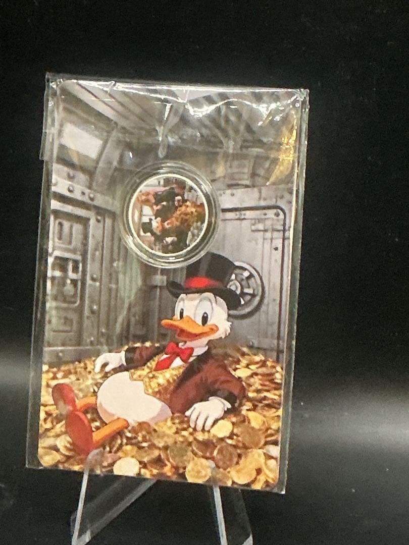 スクルージ・マクダック 3g 純銀ラウンド（専用ブリスター入り）