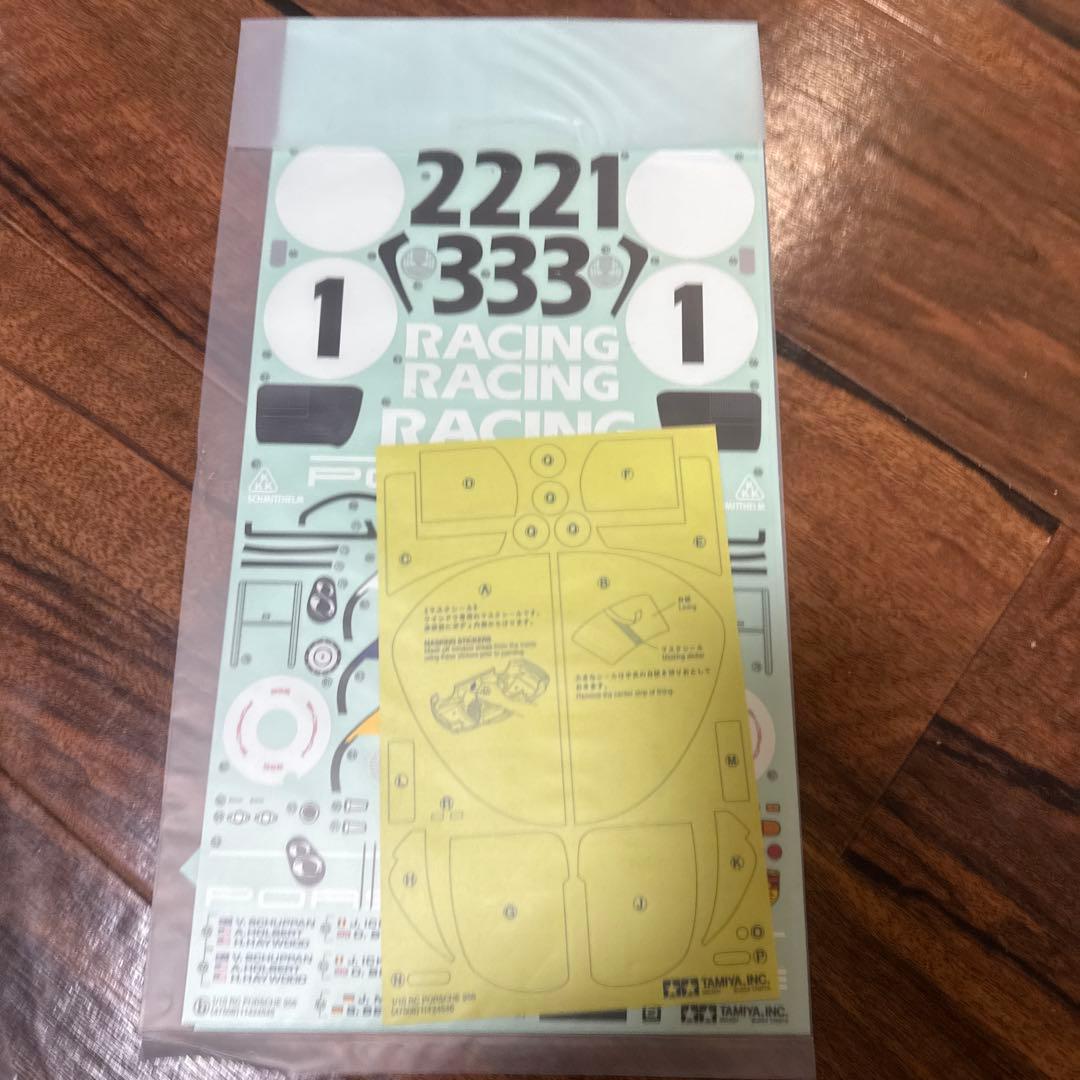 @*ン様 タミヤ　1/10ロスマンズポルシェ956ボディパーツ デカールセット