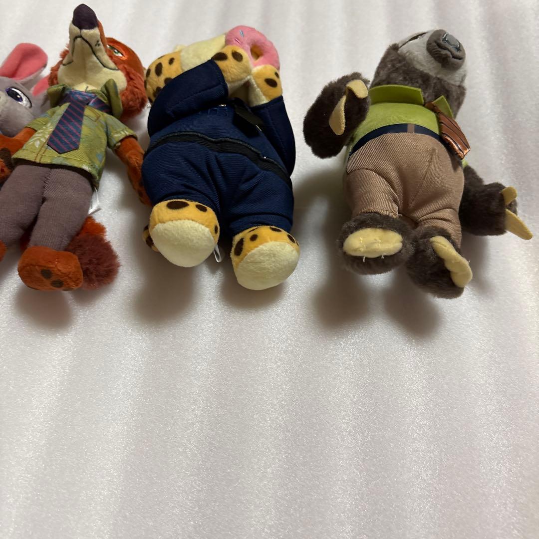 ズートピア　ぬいぐるみ　ニック　ジュディ　フィニック　クロウハウザー　フラッシュ