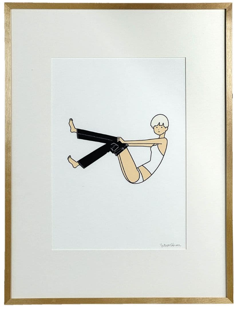 白根ゆたんぽ　 直筆サイン入りシルクスクリーン「EDWIN」