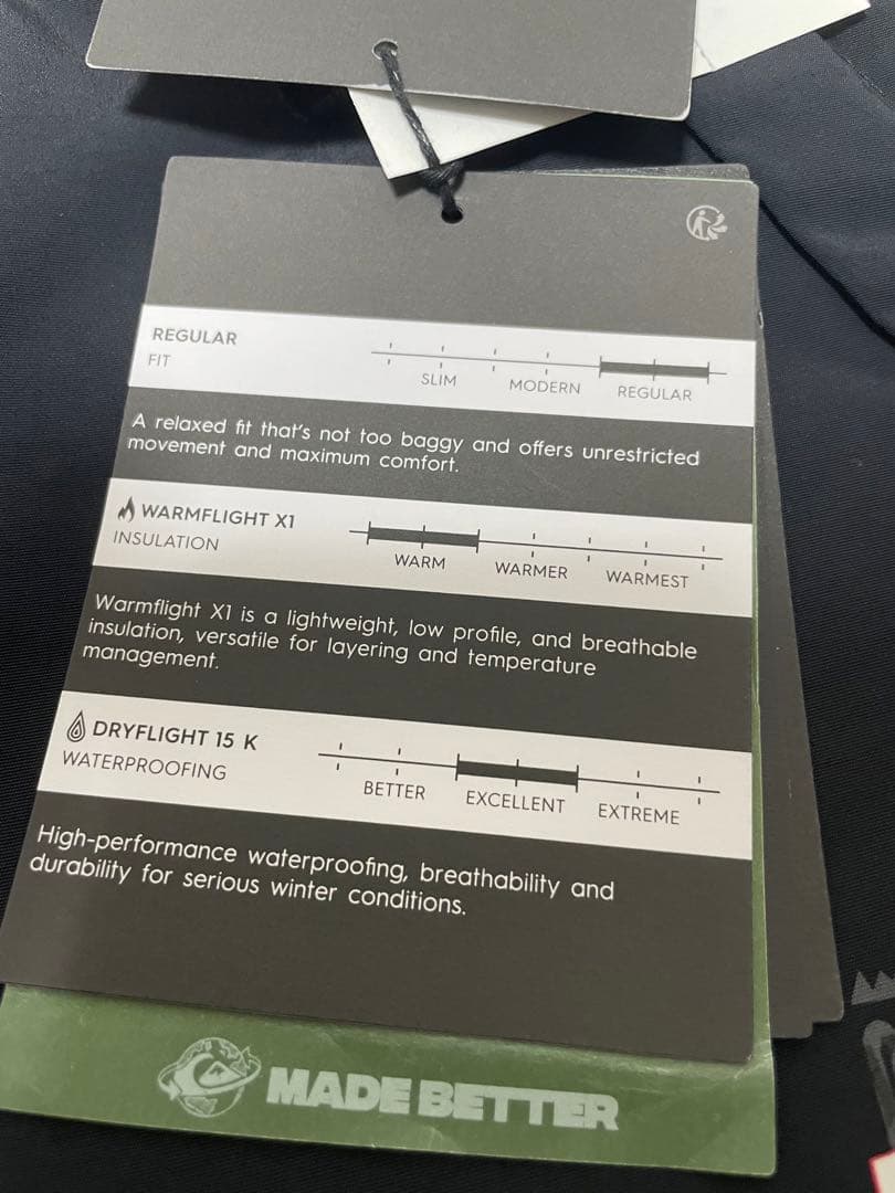 【美品　定価28,600円】クイックシルバー　ウェア パンツ