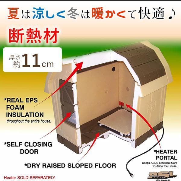 ほぼ新品　ナカトミ ミニスポットクーラー SAC-18　ASL断熱犬小屋セット