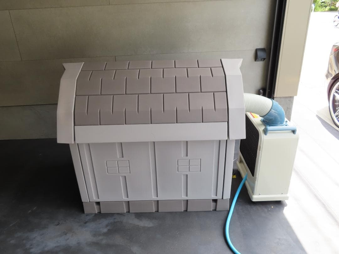 ほぼ新品　ナカトミ ミニスポットクーラー SAC-18　ASL断熱犬小屋セット