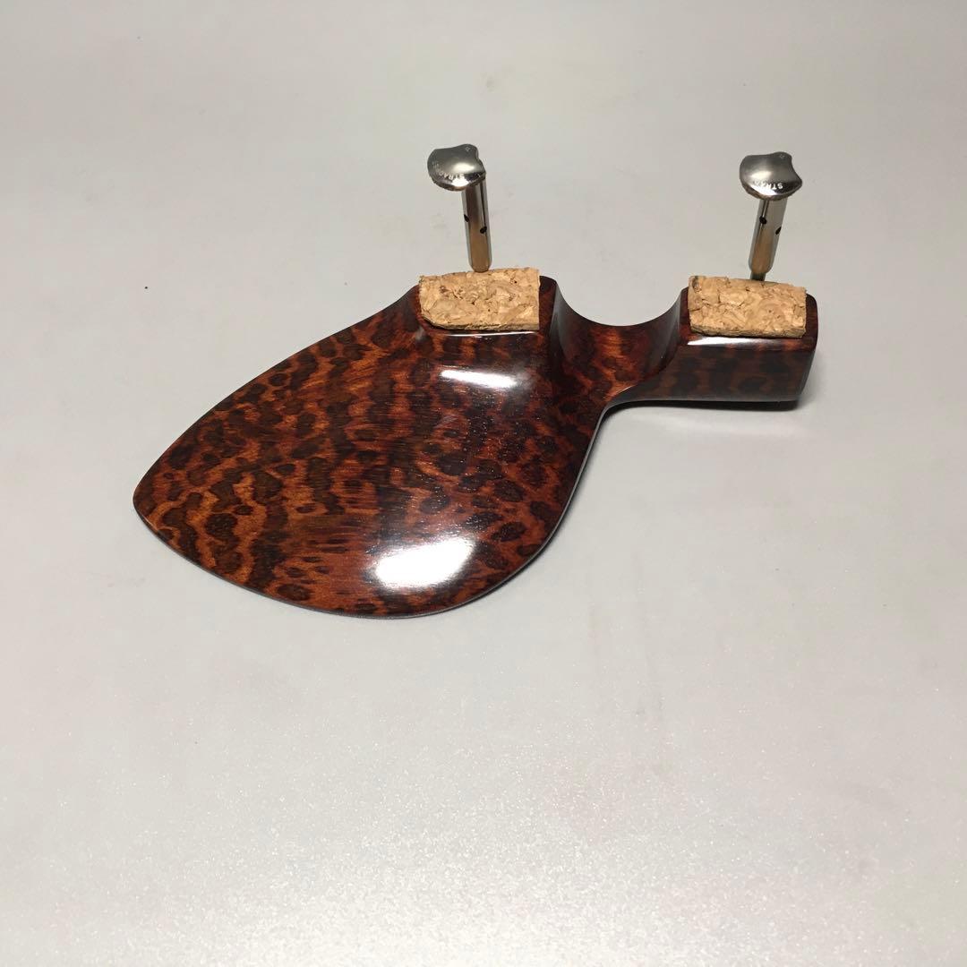 バイオリンフィッティング用アクセサリー　顎当て　スネークウッド　クローソンタイプ