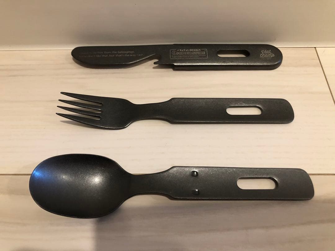 ① ネイタルデザイン プラットチャンプ プレート カトラリー キャンプ 登山