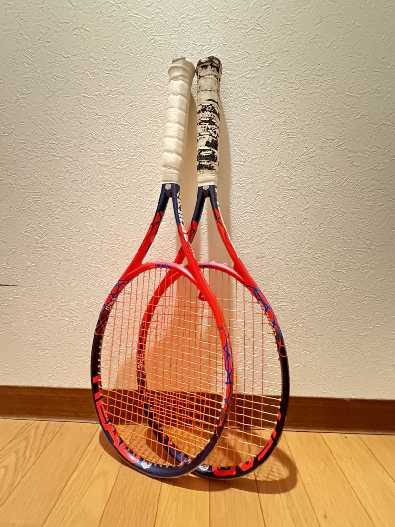 HEAD RADICAL PRO 硬式テニスラケット 赤と青 2本セット