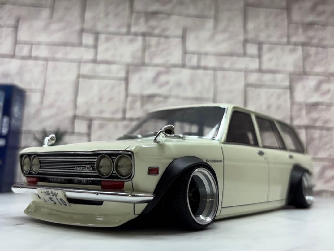 1/18ミニカー IG 510ブル　ワタナベ深リムスーパーワイドカスタム