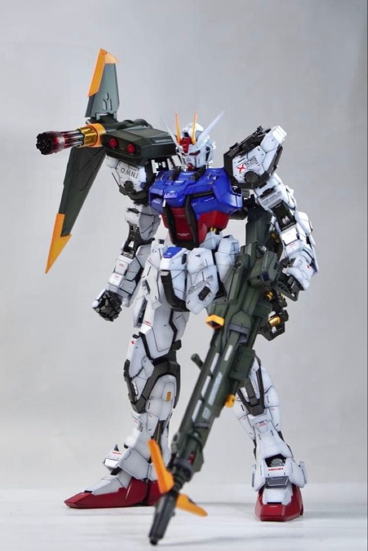 PG パーフェクトストライクガンダム　スカイグラスパー　セット　完成品