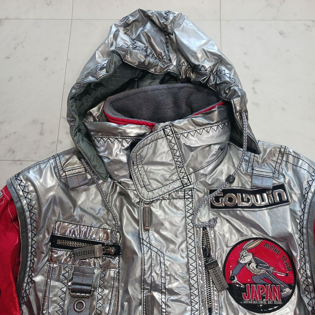 【90s 日本製】GOLDWIN 日本代表 スキーウェア 上下　バックスバニー