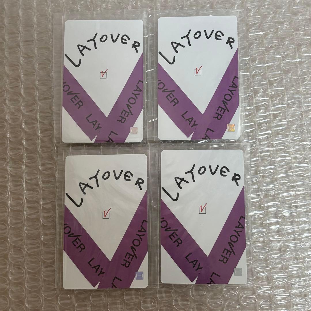 BTS V layover 韓国 ラキドロ トレカ 全店舗全種セット コンプ