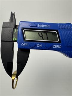 《日本製18金》K18ゴールドトーン シンプルリング11号 1.17g 即日発送