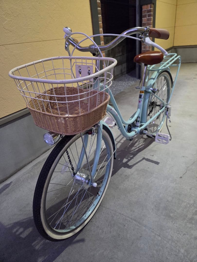 ミントグリーン 子供用自転車22 インチ☆(手渡し可能な方)