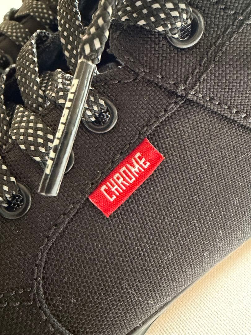 CHROME ブラック ハイカットシューズ