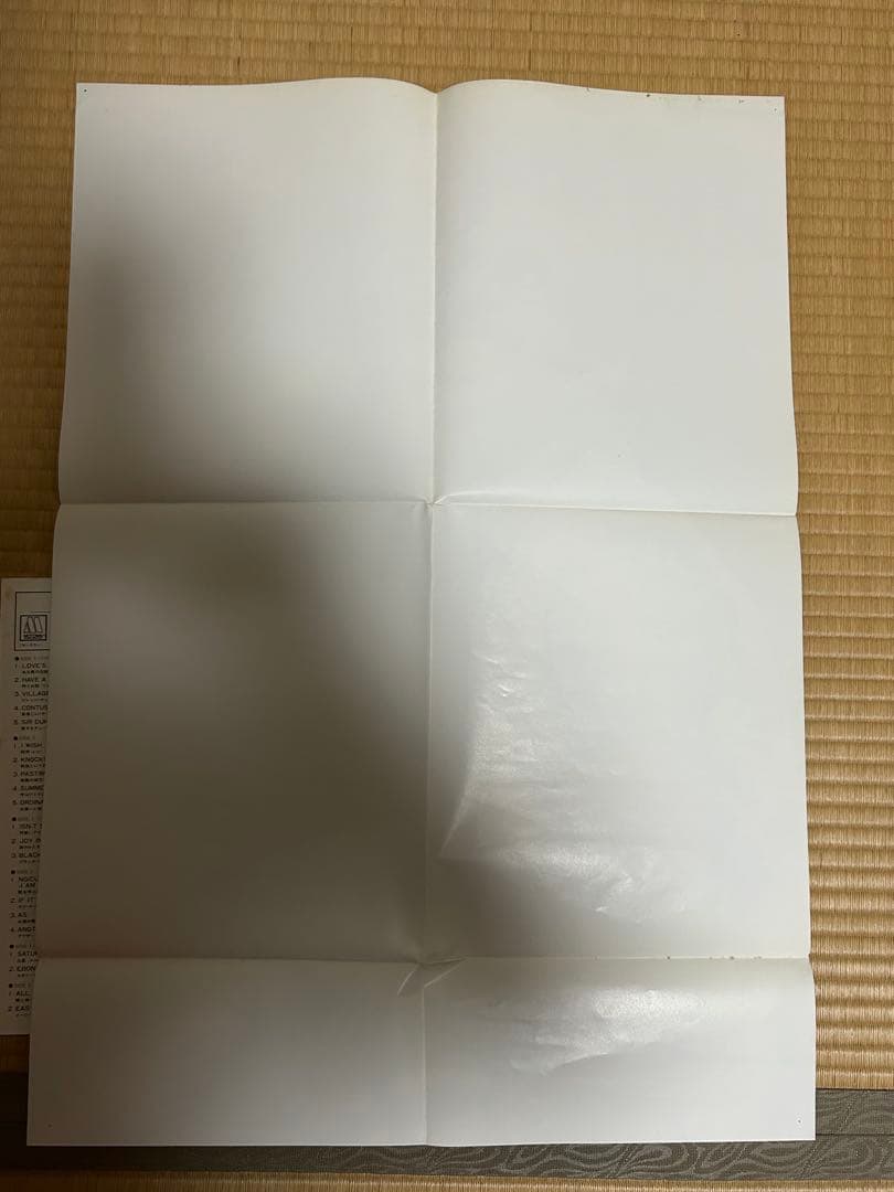 初回LPスティービーワンダー　キーオブライフ　国内盤　付属品全てありポスター