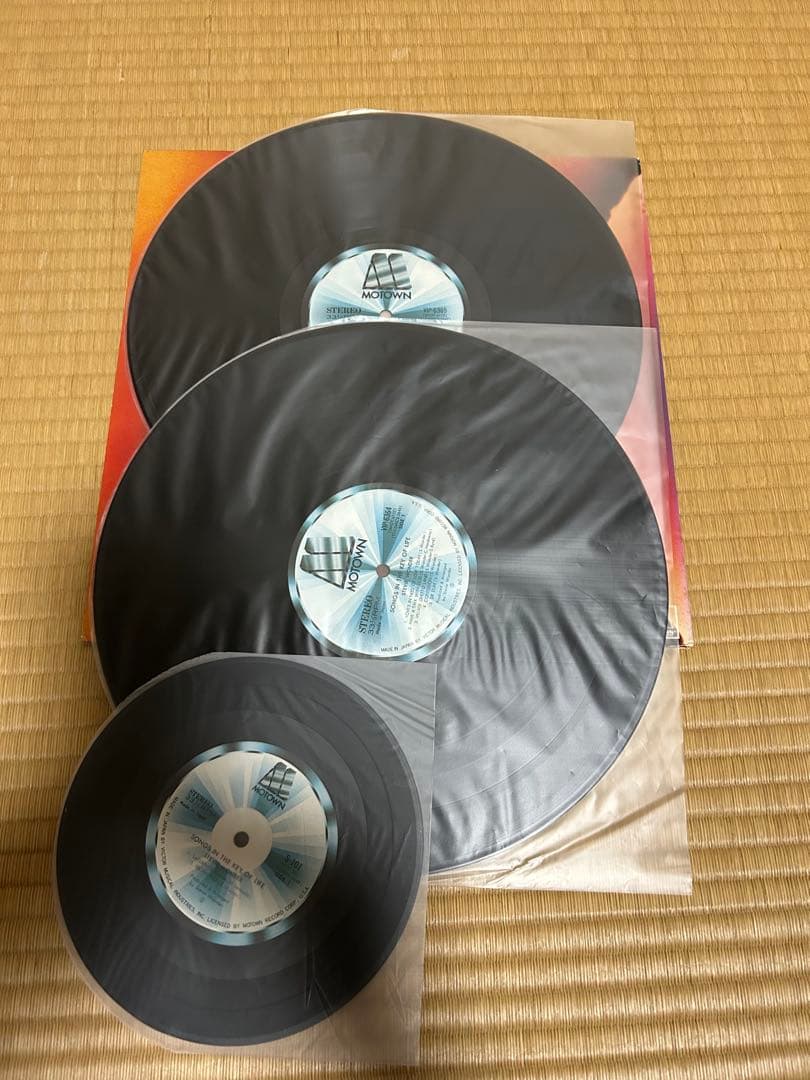 初回LPスティービーワンダー　キーオブライフ　国内盤　付属品全てありポスター