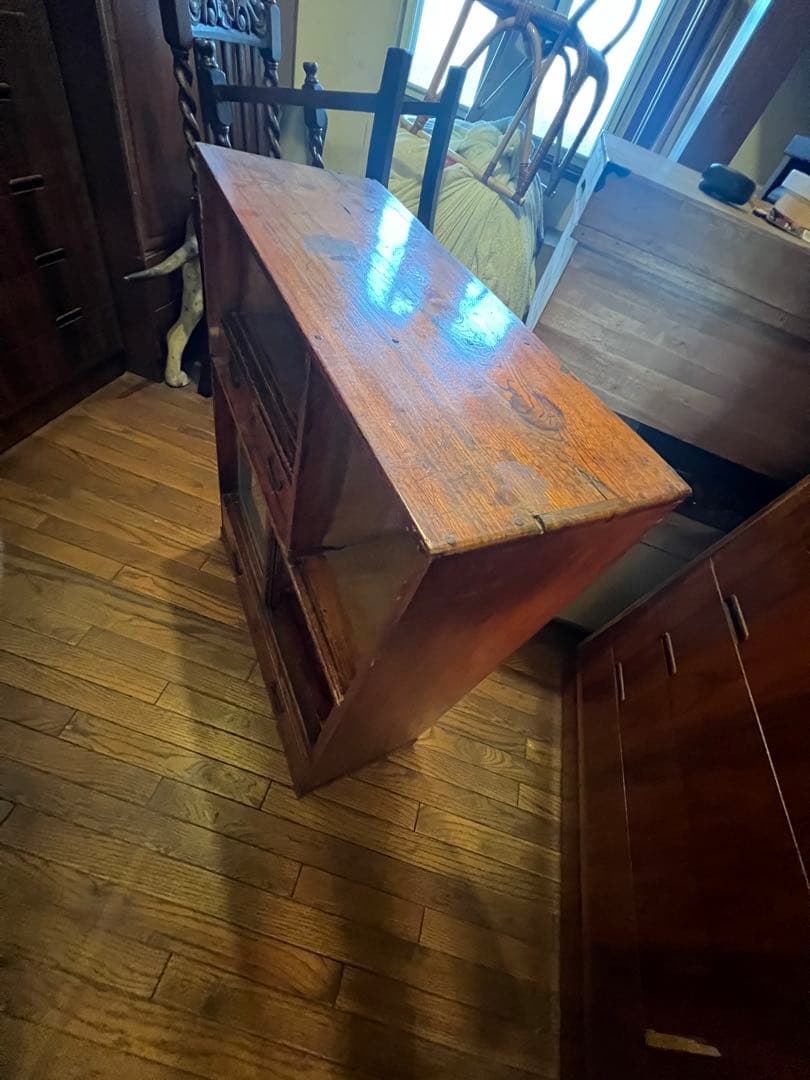 送料込❗️昭和レトロ和箪笥欅けやき？凄い杢　味あるアンティーク解体前最後のチャンス