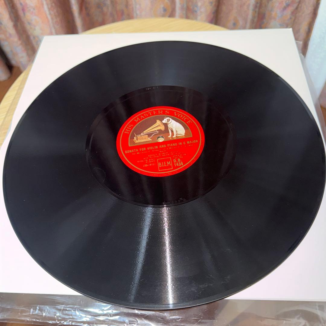 SP英盤HMVアドルフブッシュandゼルキン/バッハviolin sonata