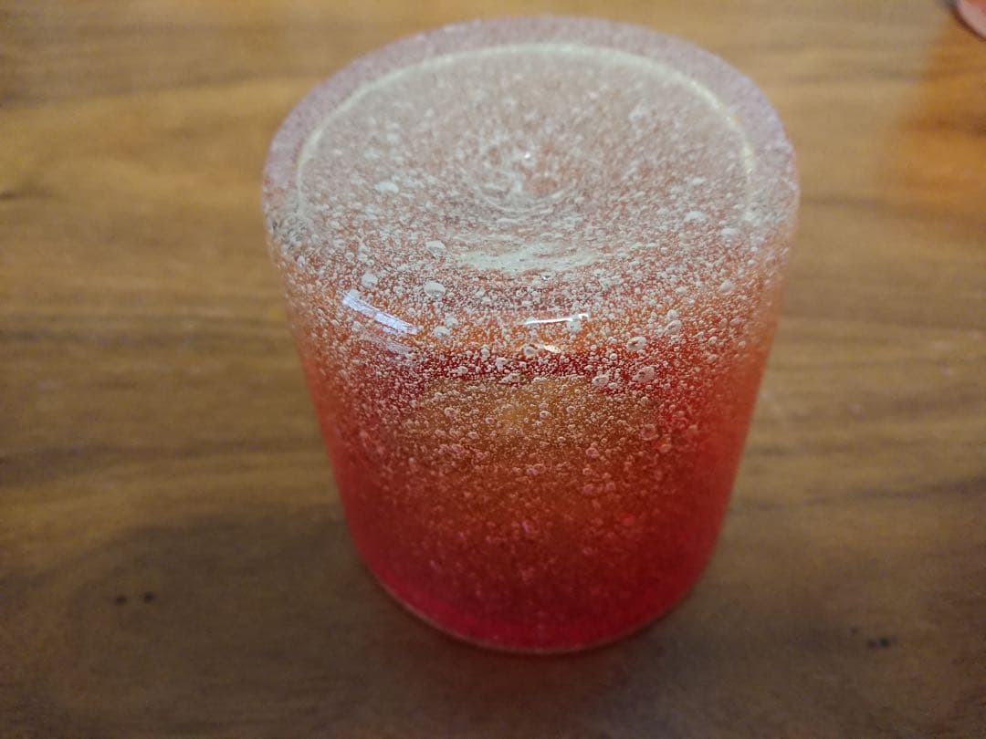 ✨新品未使用✨硝子工芸品 琉球ビードロ硝子 ペアグラス