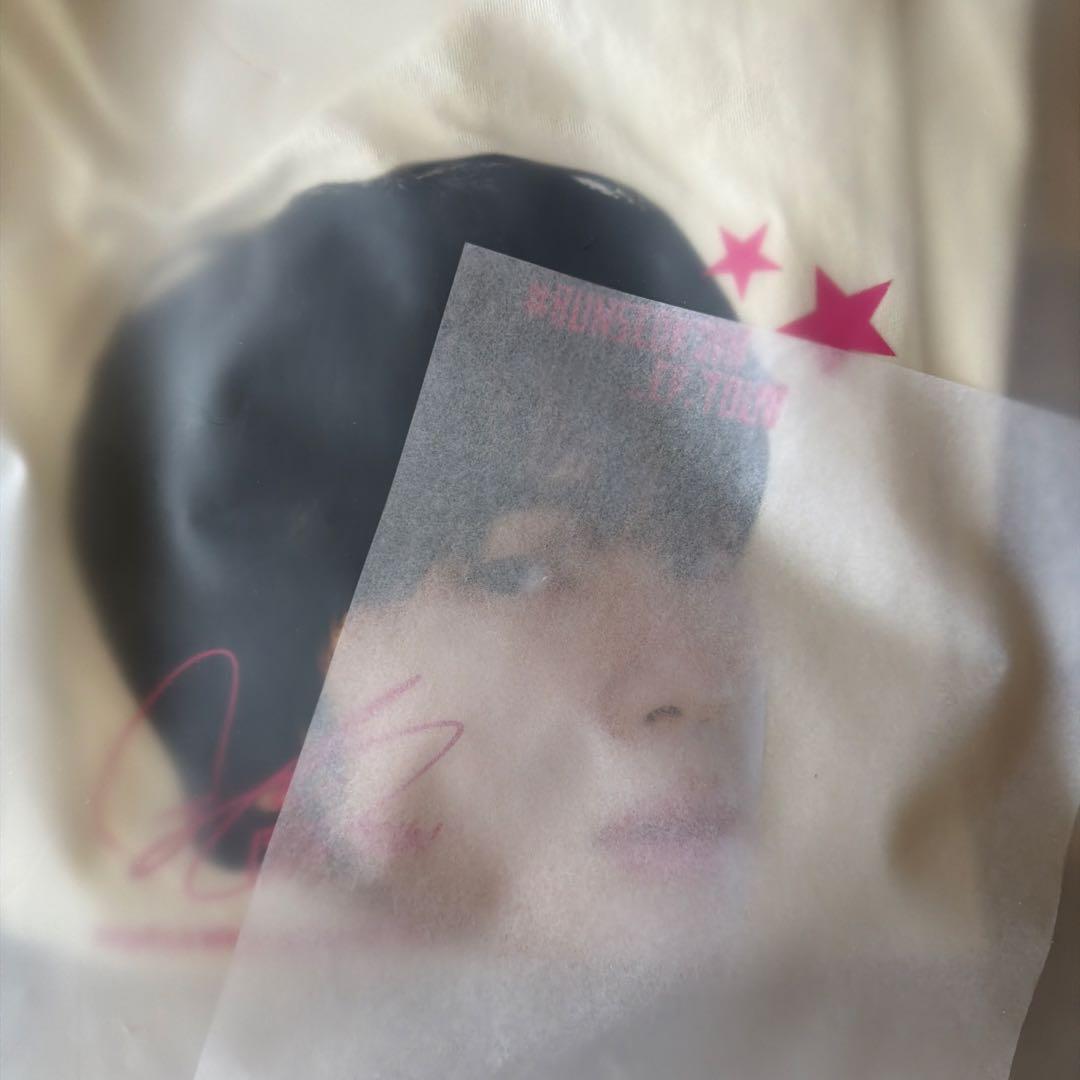 公式 RUNSEOKJIN EP.TOUR BTS ジン 顔 Tシャツ 新品 L