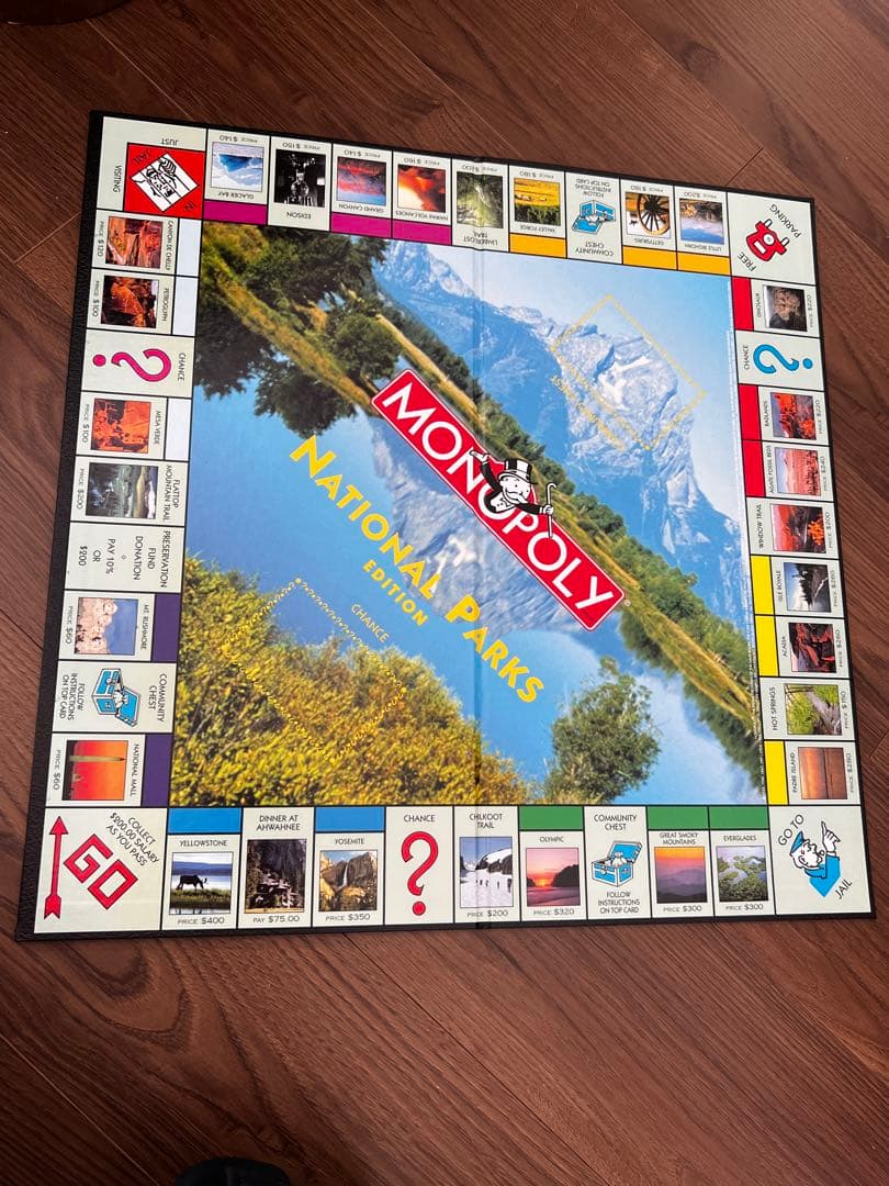 レア MONOPOLY National Parks Edition
