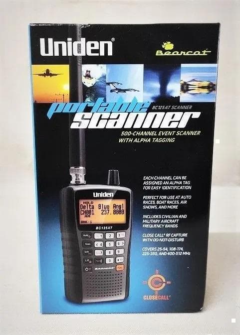 Uniden 広帯域受信機 BC125AT 新品 エアバンド/マリンバンド