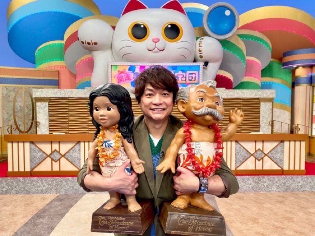 メネフネ ユナイテッドエアライン アンクル&アンティ2体セット 当時物 極上品