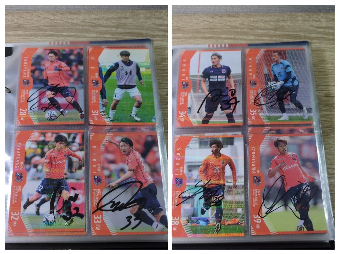 激レア 大宮アルディージャ サイン入り多数 カード チェキまとめ