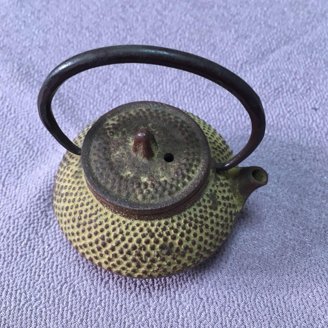 0448　鉄器 鉄瓶 小  ミニチュア