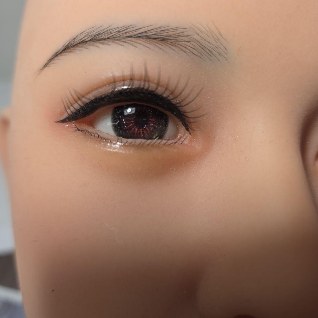 シリコンヘッド 単品 リアルドール　ウィッグ付き　未使用