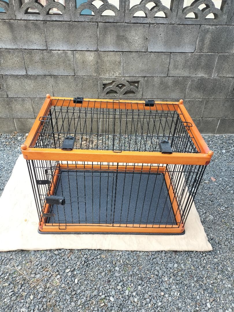 超小型〜中型犬用ペットサークル スチール・木材製