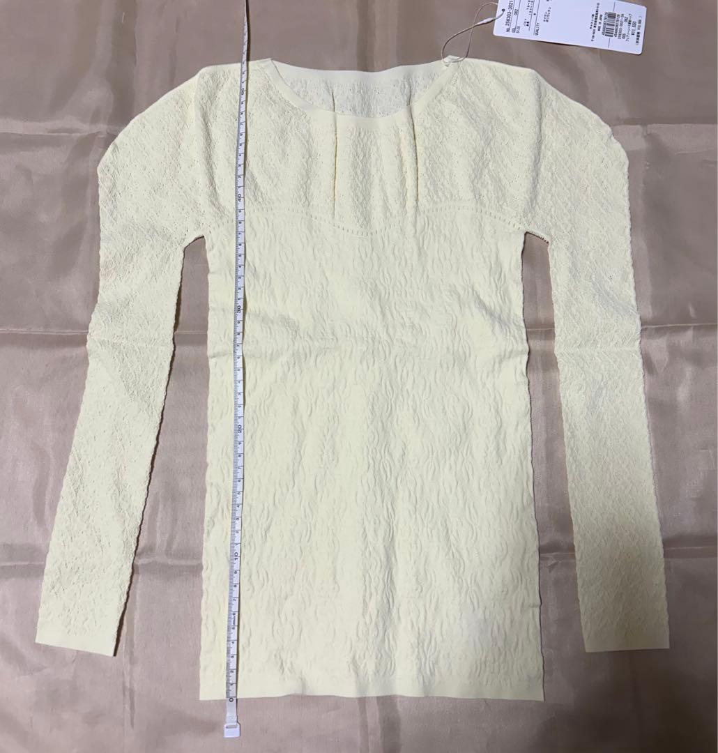 チャコット　ノーソーイング　ニットトップ　大人用Ｍサイズ（レモンイエロー）