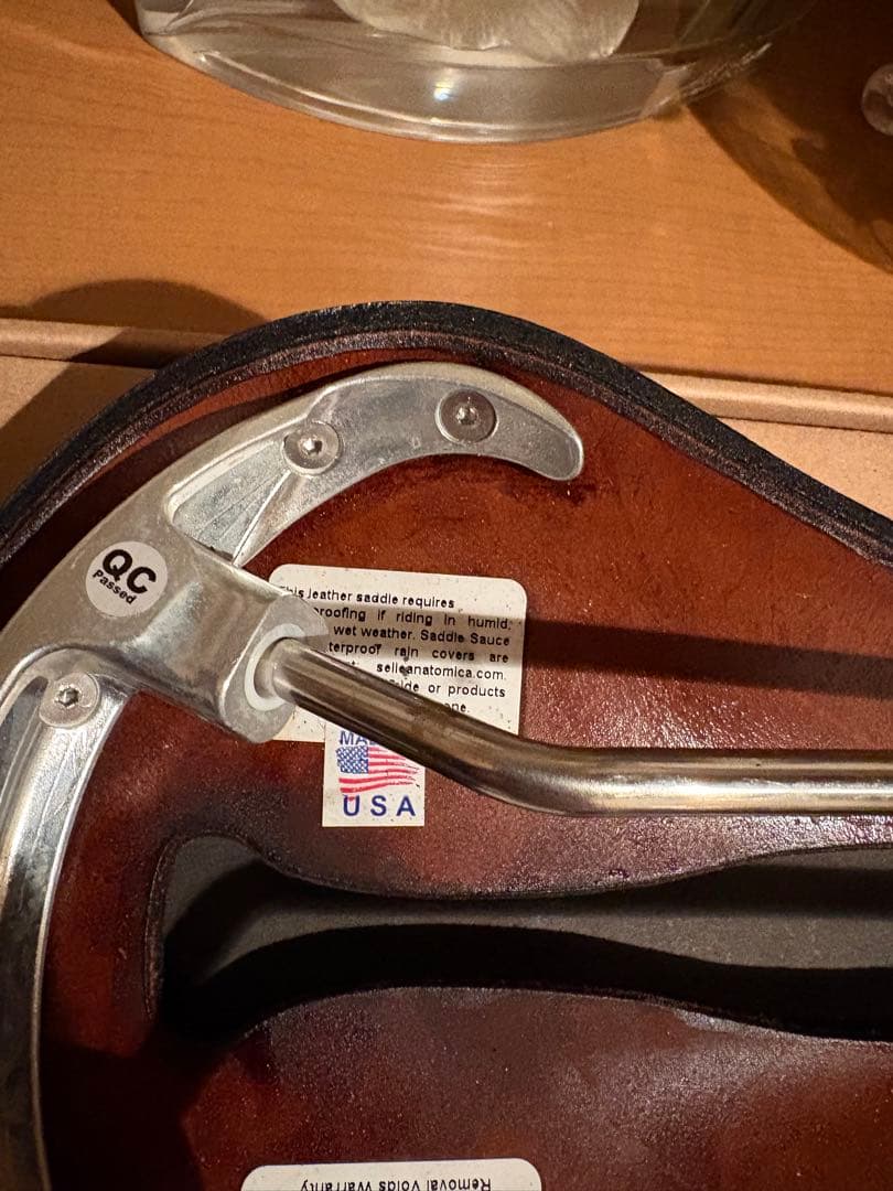 中古　美品！セラアナトミカ X2 BROOKS ブルックス　サドル