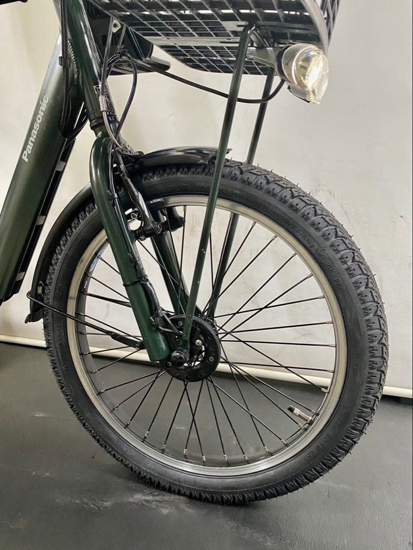 1年保証 送料無料　パナソニック　ギュットアニーズ　カーキ色　電動アシスト自転車