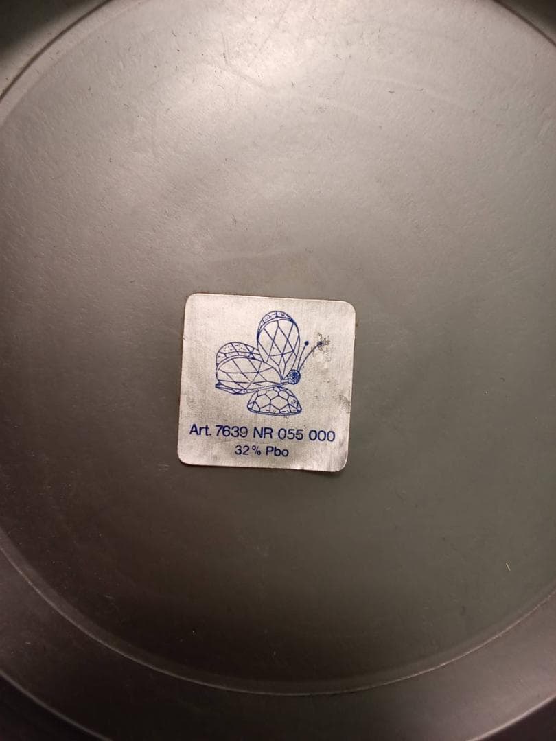 旧製法の魅力！虹色の輝き/バタフライ旧スワロフスキービンテージ・（箱付製品番号）