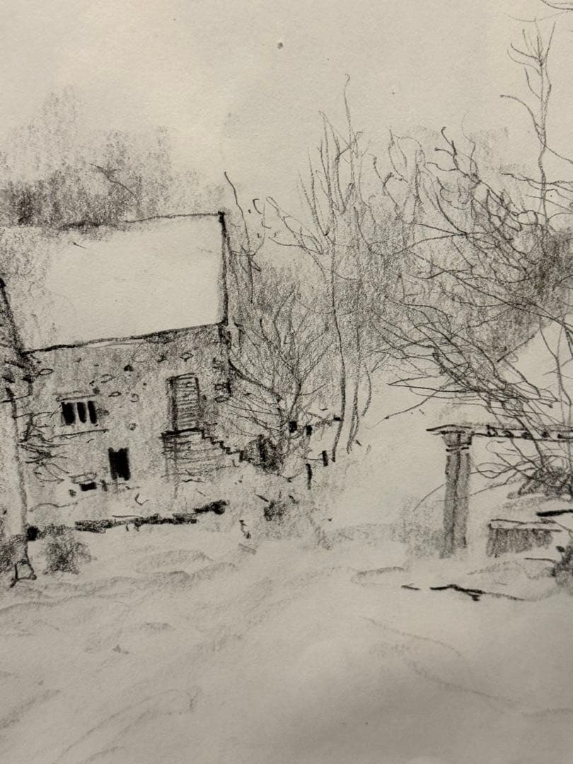 ベルナール・ガントナー　風景 Ⅲ デッサン BERNARD GARTNER