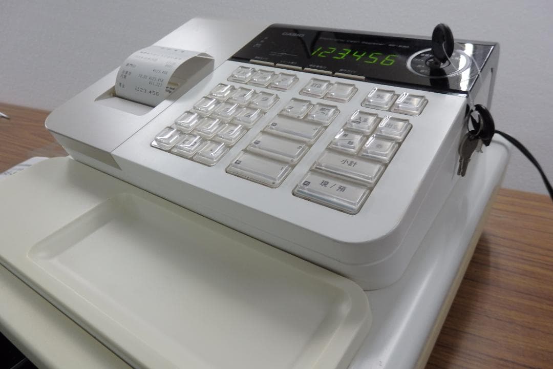 CASIO SE-S30 8部門 軽減税率対応 レジスター 250826