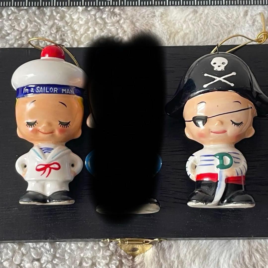 内藤ルネ「I AM A SAILOR BOY」　陶器二点セット