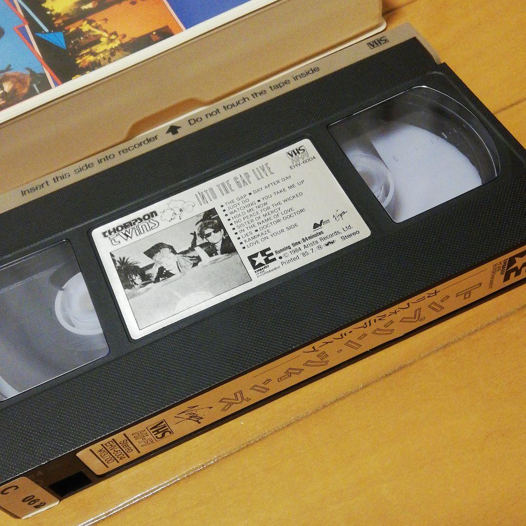 【VHS】トンプソン・ツインズ　INTO THE GAP LIVE