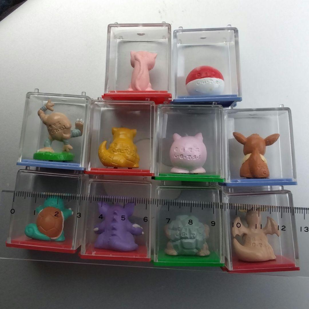 ポケモン　ミニフィギュア　ケース入りコレクション　当時物　ビリリダマ　ミュウ