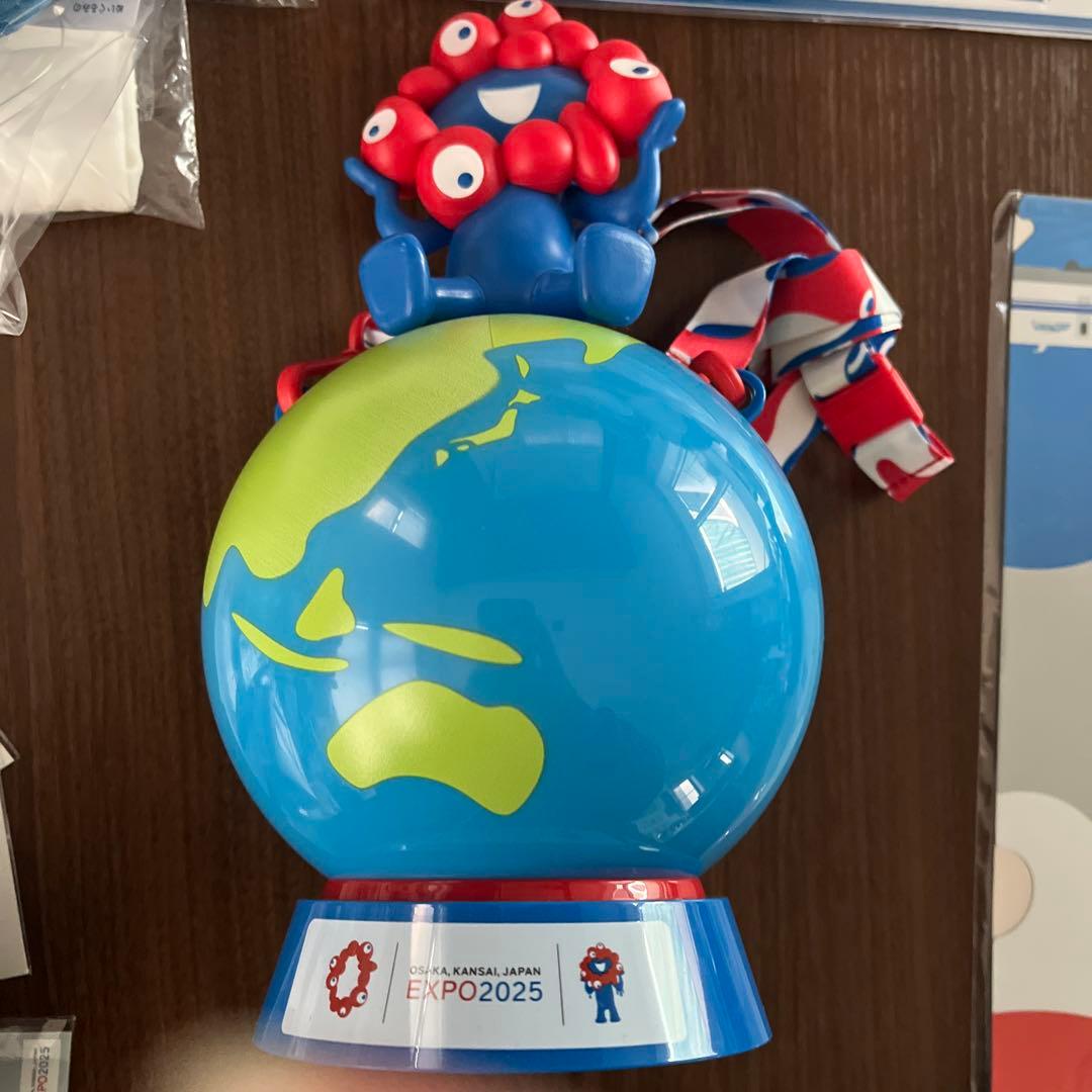 ミャクミャクお手玉風ぬいぐるみSノーマル・黒 大阪関西万博おたのしみ袋 Mサイズ