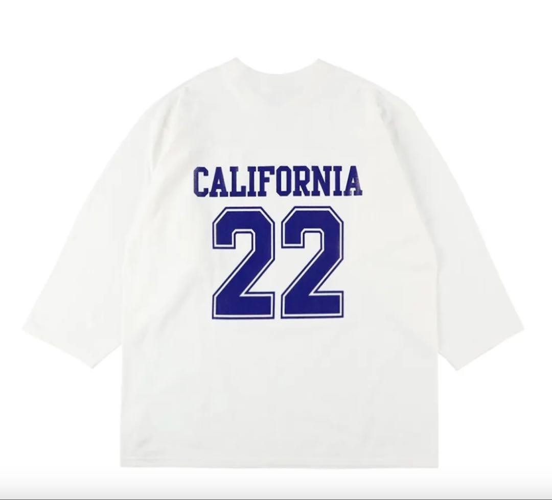 STANDARD CALIFORNIA ヘビーウエイトフットボールロゴTee